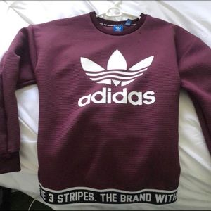 Adidas Maroon Sweatshirt